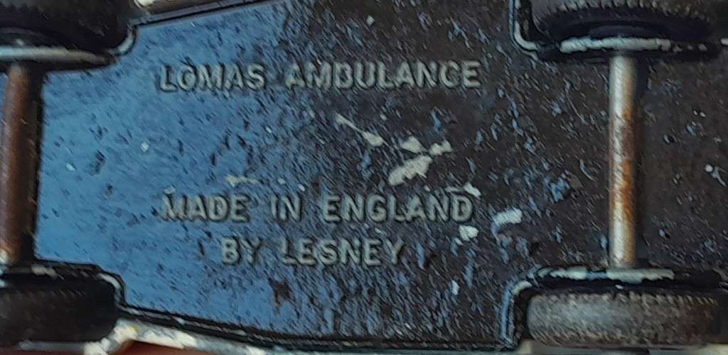 Lesney Matchbox `Lomas Ambulance (No 14)`. 1962-1967. Opening Rear Doors.