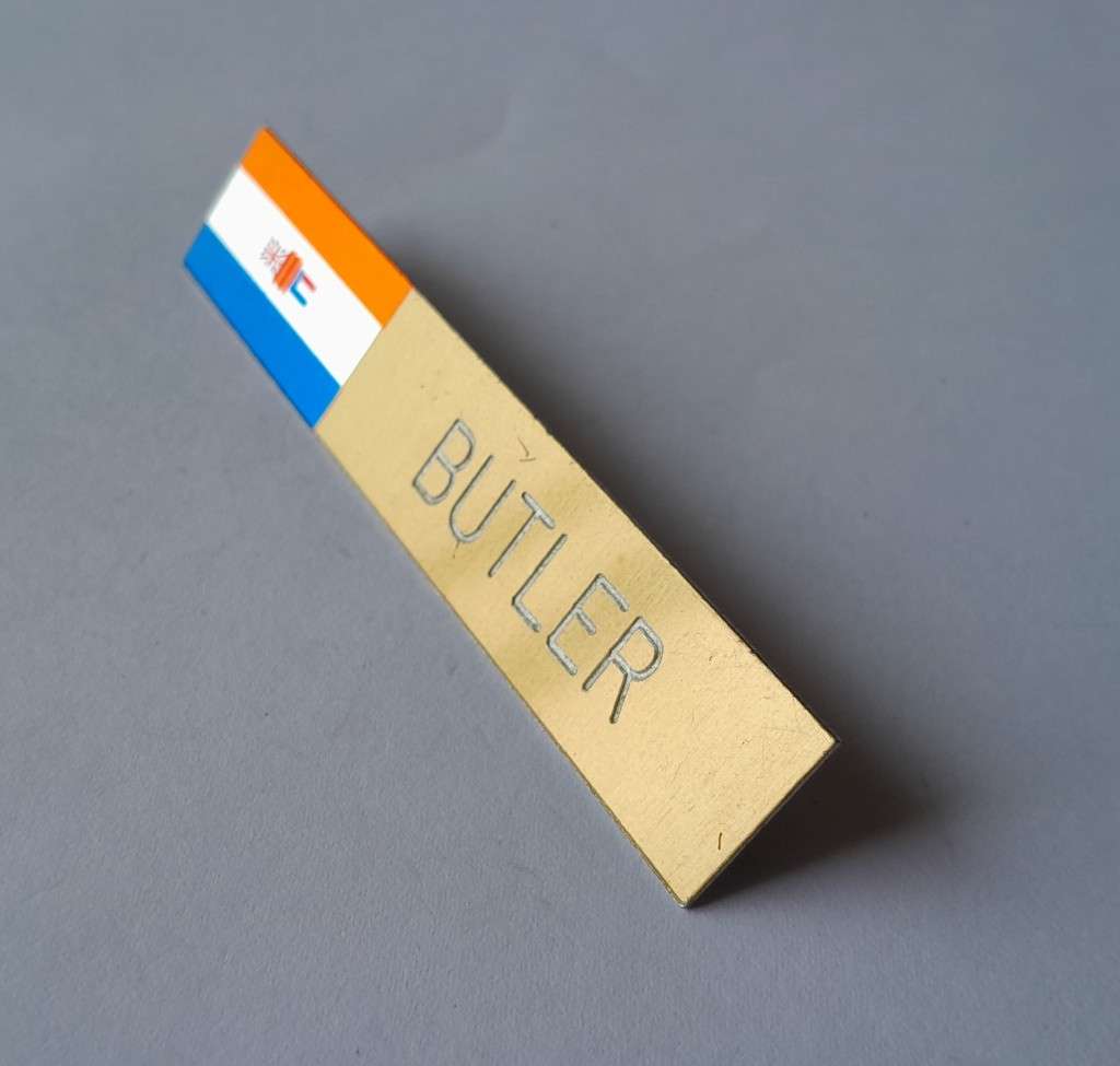 Pre-1994 SADF Name Tag.