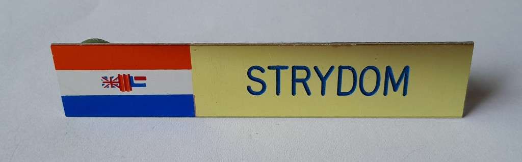 Pre-1994 SADF Name Tag.