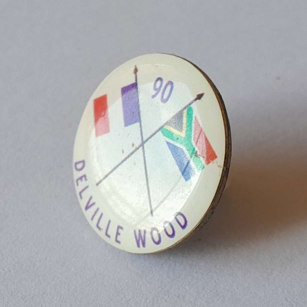 South African Battle Of Delville Wood 90 Year Commemorative Badge.