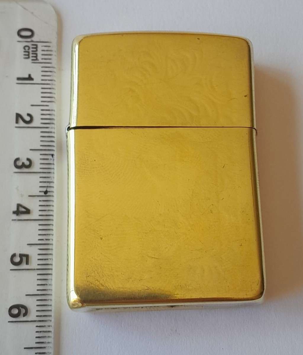 Vintage Solid Brass Zippo Lighter. Please See Description.