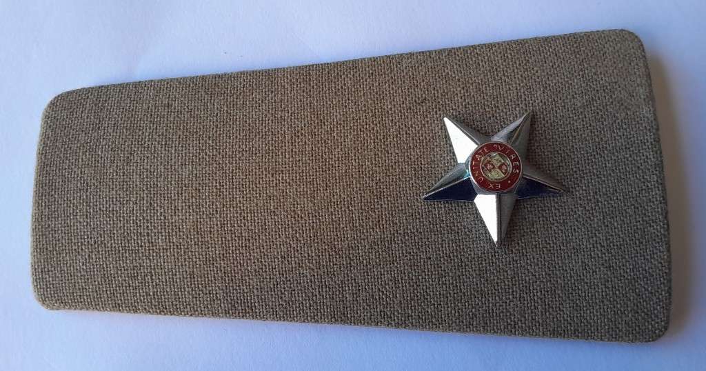 Vintage SADF 2nd Lieutenant Rank Board with Extra Pips.
