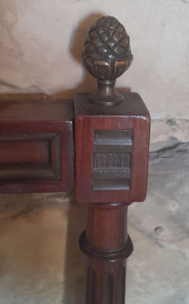 Pair Victorian Louis XVI Style Side Chairs With Beautiful Upholstery (Collection Only).