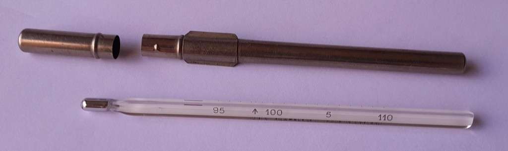 WW2 1930`s / 40`s Home Front And Army Thermometer In Original Case.