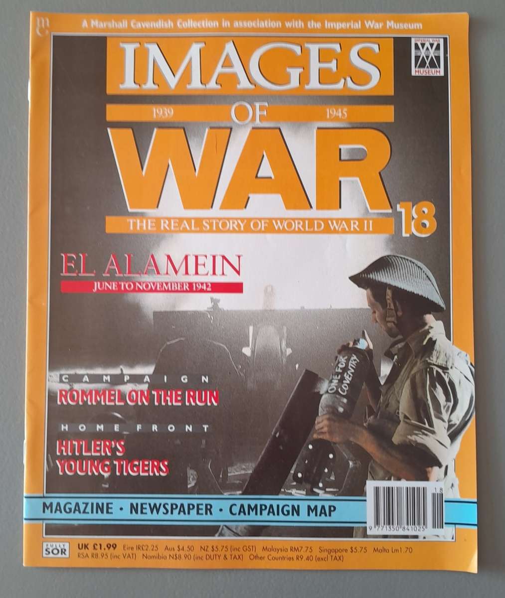 WW2 "Images Of War" Issue 18 (El Alamein) With Campaign Map And Newspaper Copy.