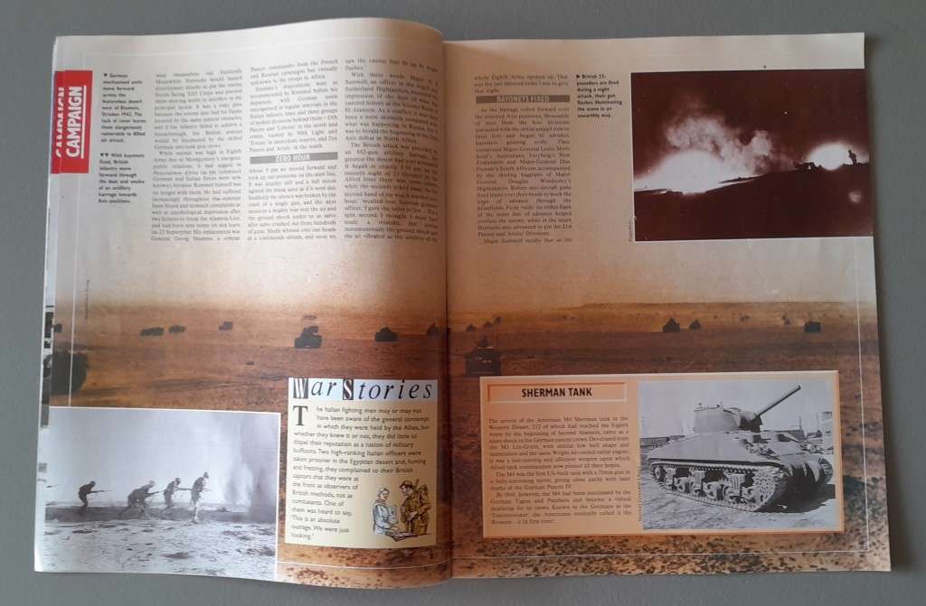 WW2 "Images Of War" Issue 18 (El Alamein) With Campaign Map And Newspaper Copy.