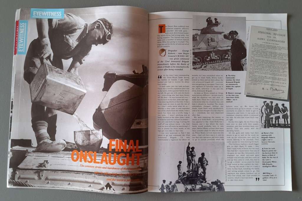 WW2 "Images Of War" Issue 18 (El Alamein) With Campaign Map And Newspaper Copy.