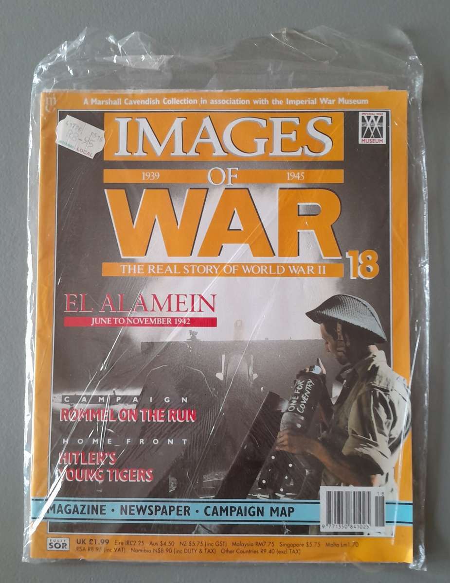 WW2 "Images Of War" Issue 18 (El Alamein) With Campaign Map And Newspaper Copy.