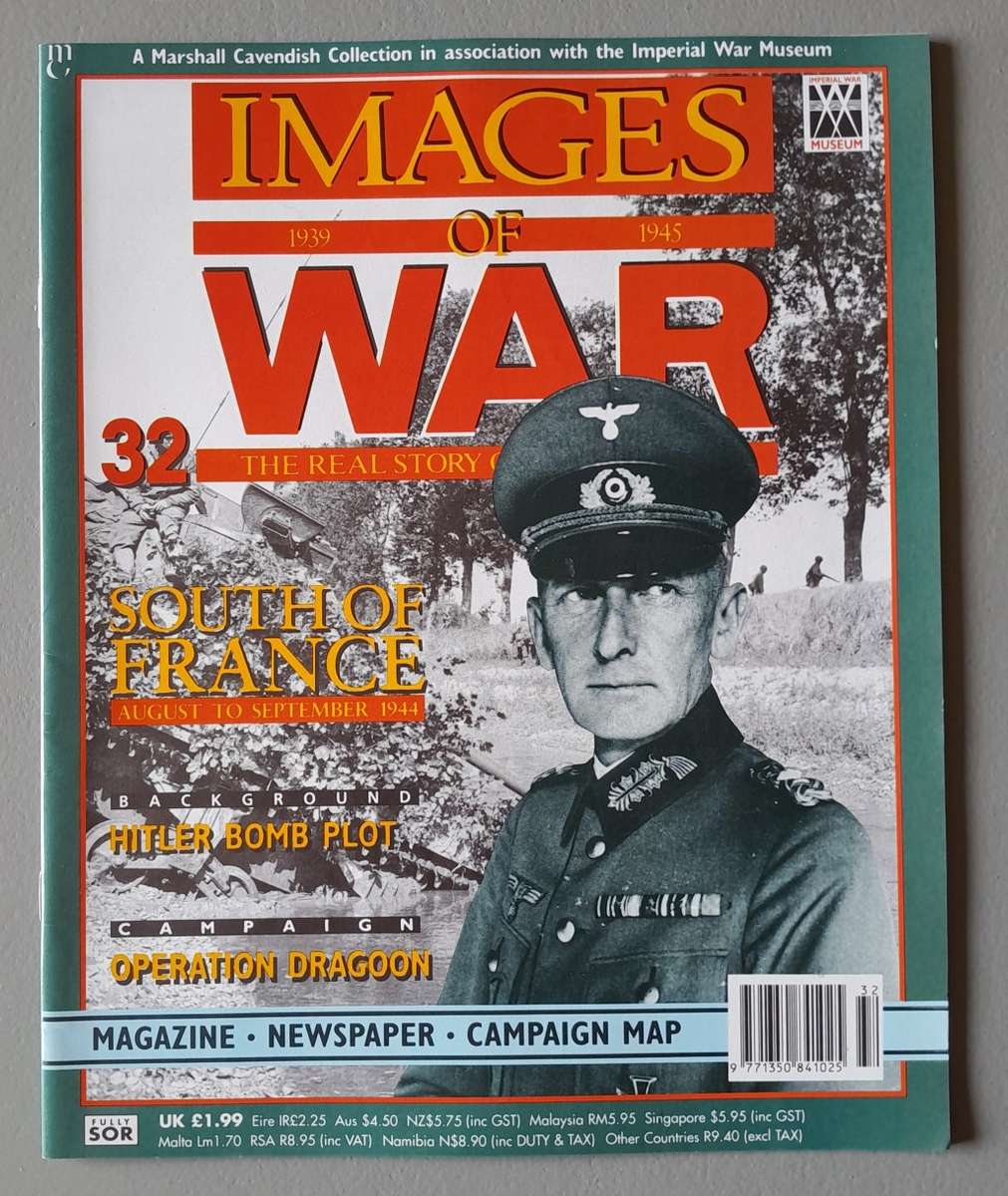 WW2 "Images Of War" Issue 32 (South Of France) With Campaign Map And Newspaper Copy.