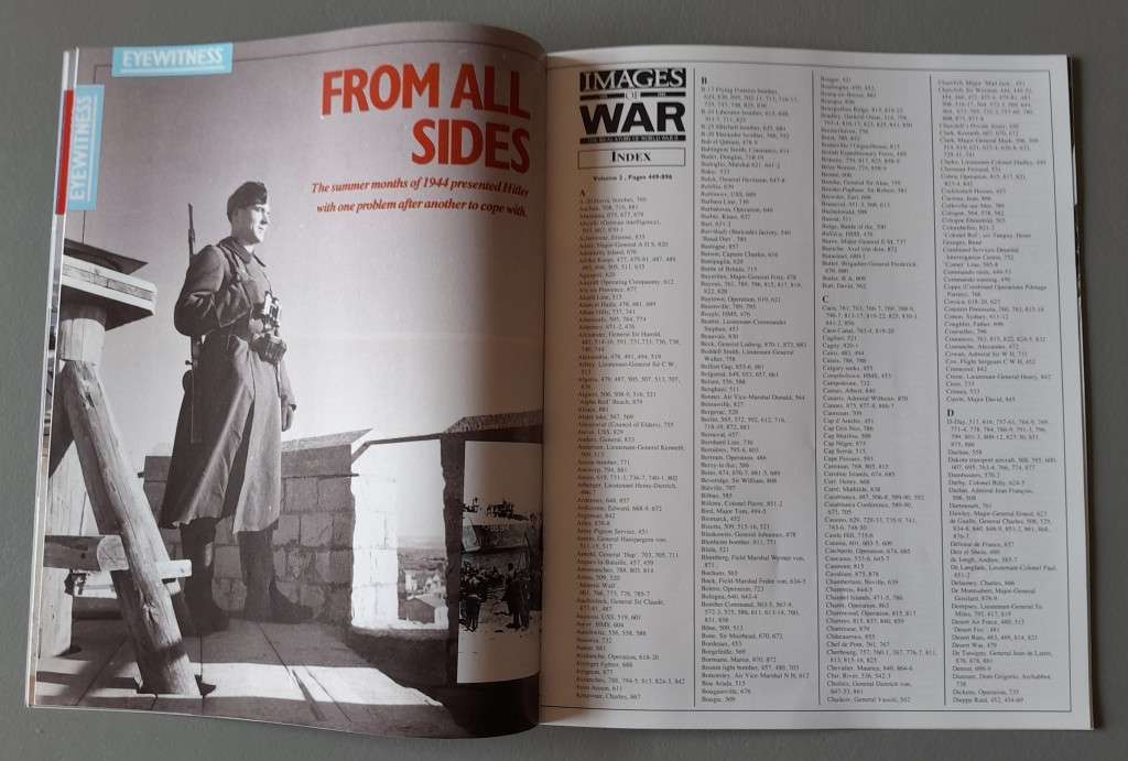 WW2 "Images Of War" Issue 32 (South Of France) With Campaign Map And Newspaper Copy.