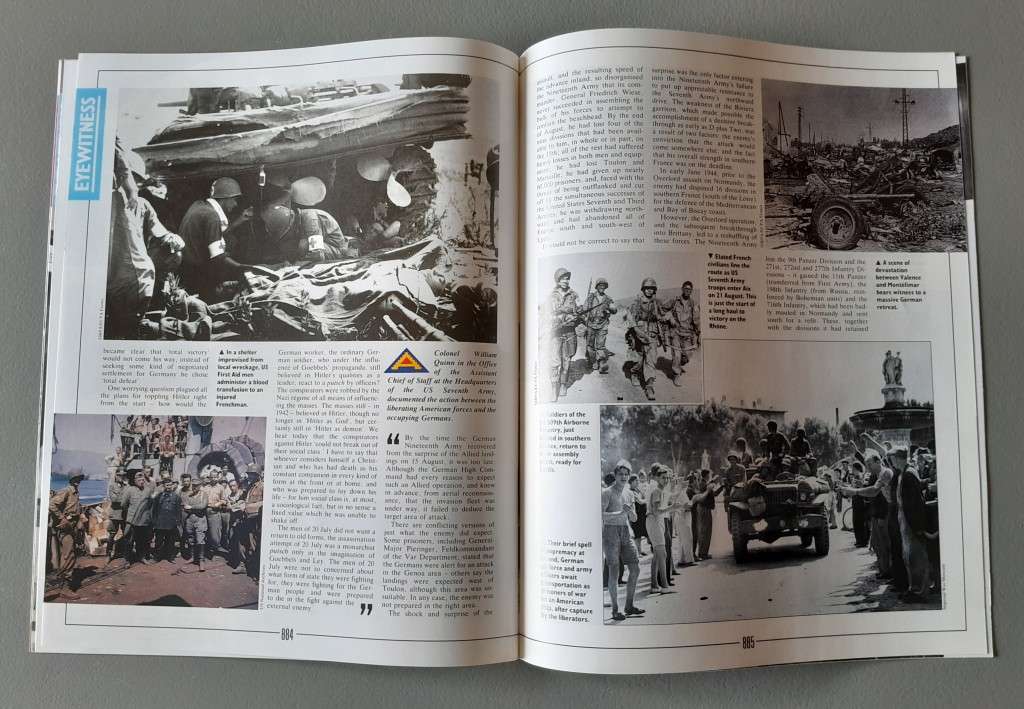 WW2 "Images Of War" Issue 32 (South Of France) With Campaign Map And Newspaper Copy.