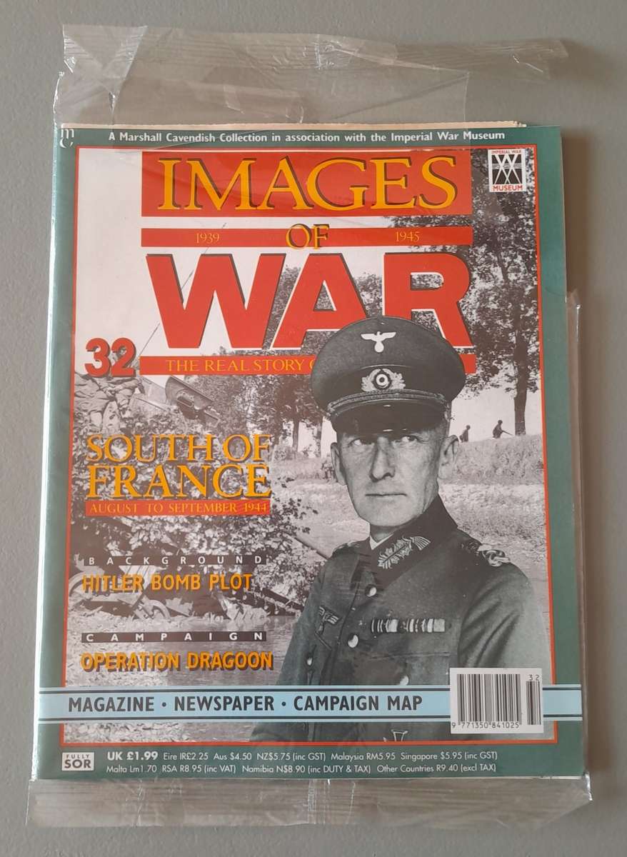 WW2 "Images Of War" Issue 32 (South Of France) With Campaign Map And Newspaper Copy.