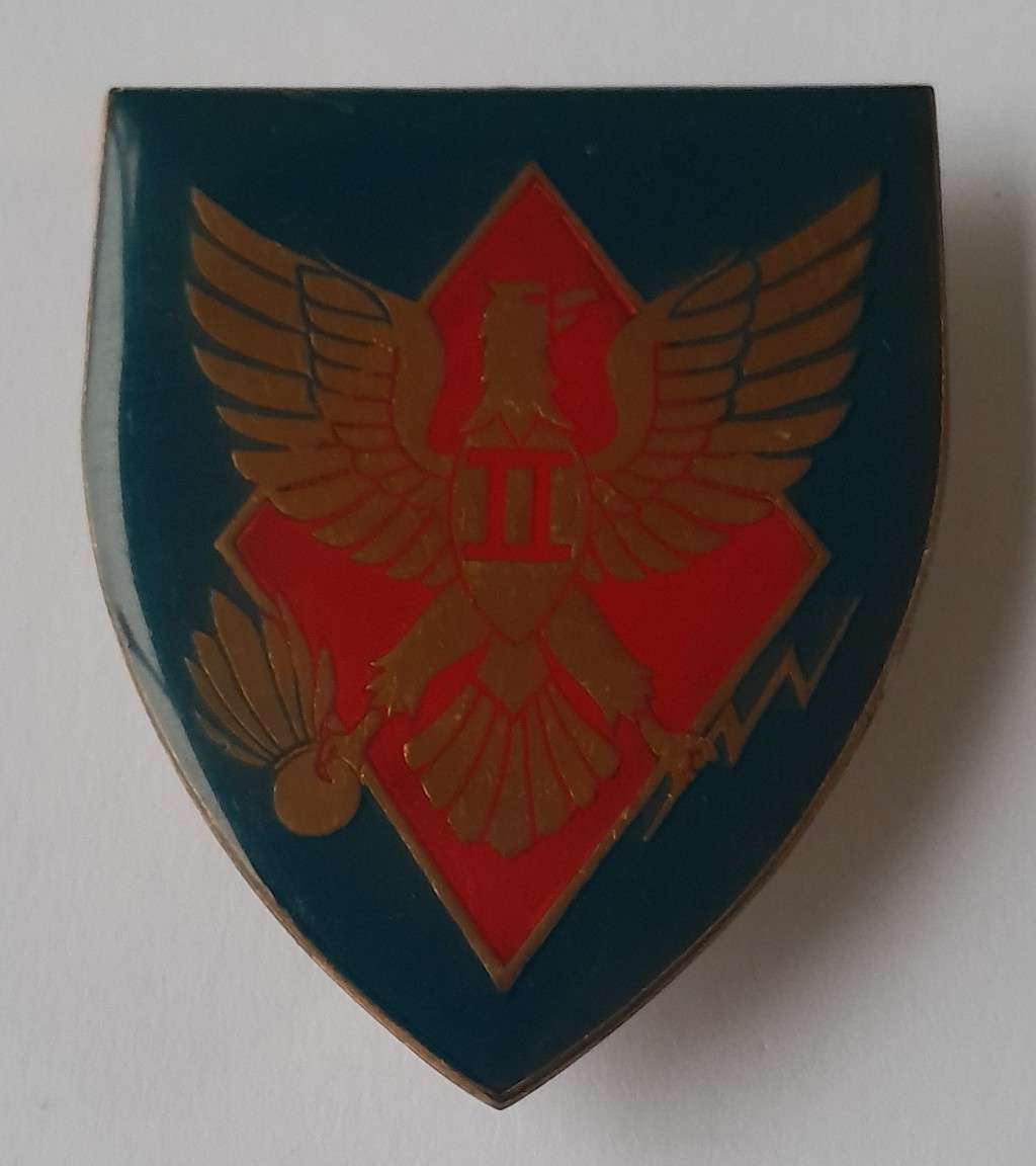 SADF 2 Locating Regiment Artillery Shoulder Flash.  3 Pins Intact (1 Replaced).