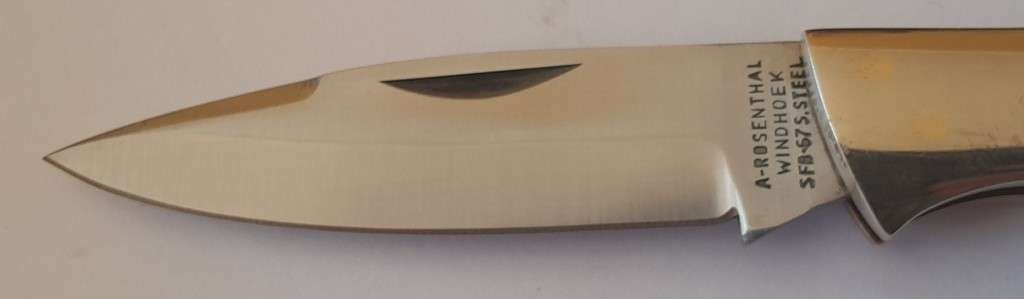 Vintage A. Rosenthal, Windhoek SFB 67 Folding Knife.  17.5cm.