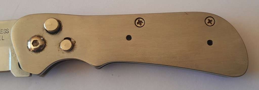 All-Steel Paramilitary Pocket Knife With Belt Clip.  17.5cm.