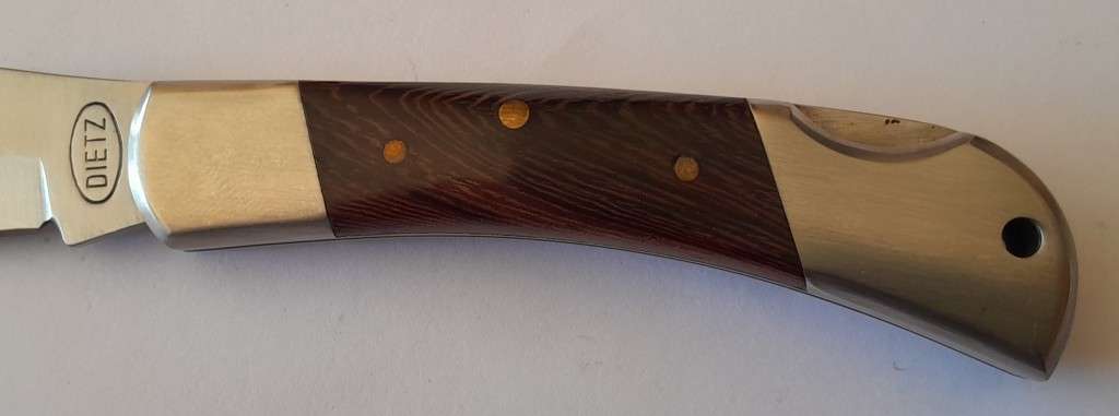 Vintage Dietz Folding Pocket Knife.  15.5cm.