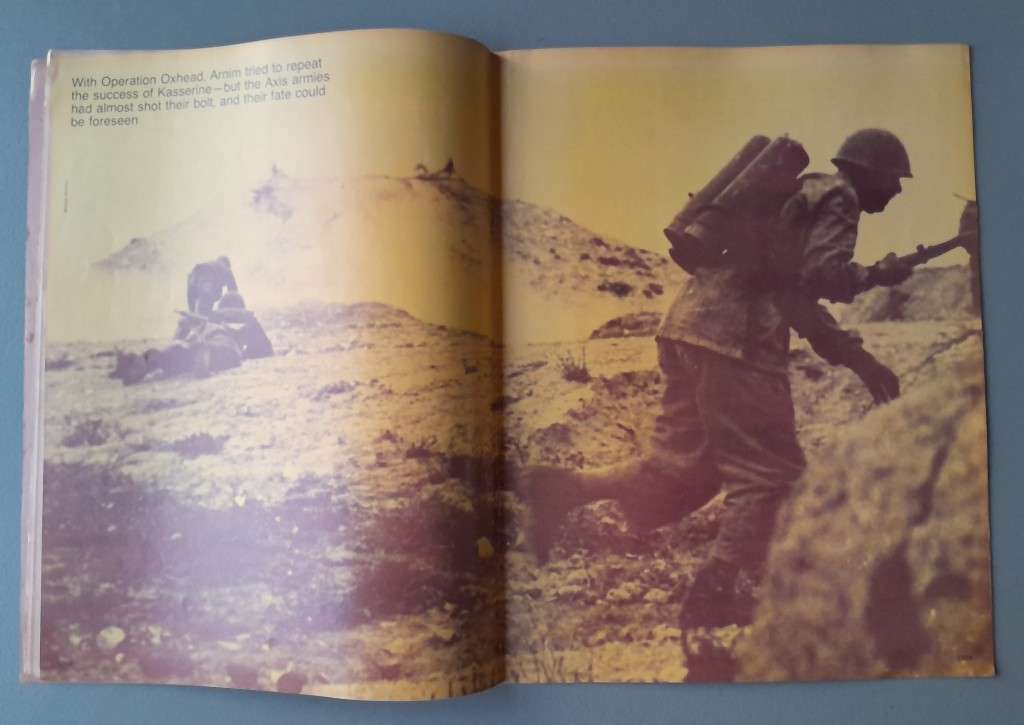 Vintage Purnell's "History Of The Second World War".  Tunisia, Guadalcanal.