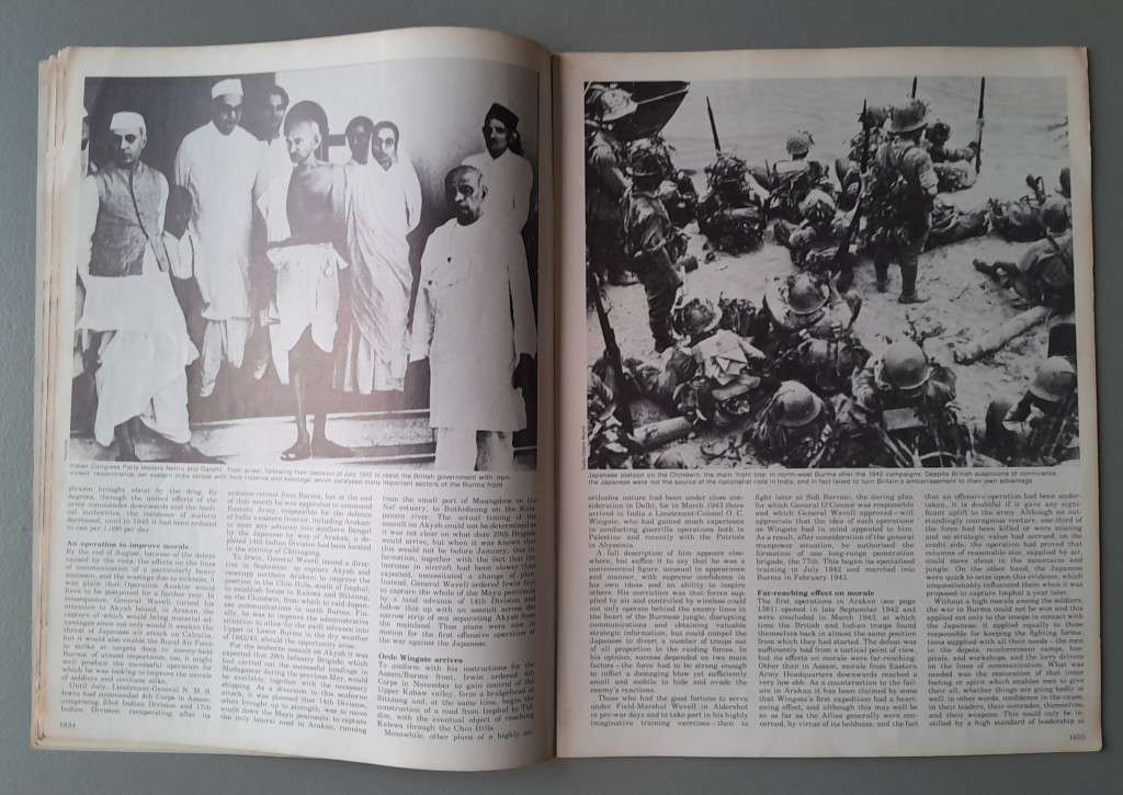Vintage Purnell's "History Of The Second World War".  Guadalcanal to Bougainville.