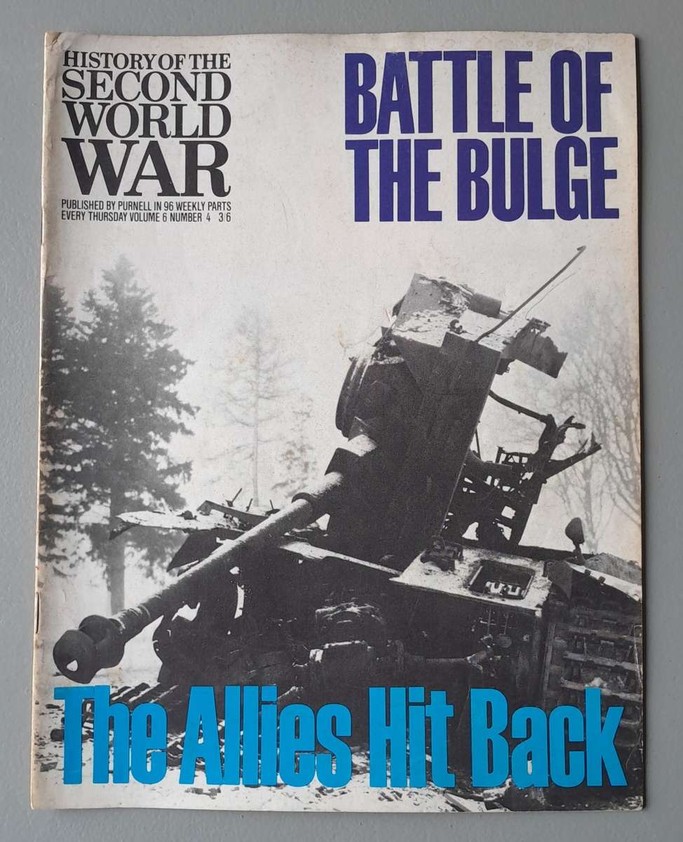 Vintage Purnell's "History Of The Second World War".  Battle Of The Bulge..