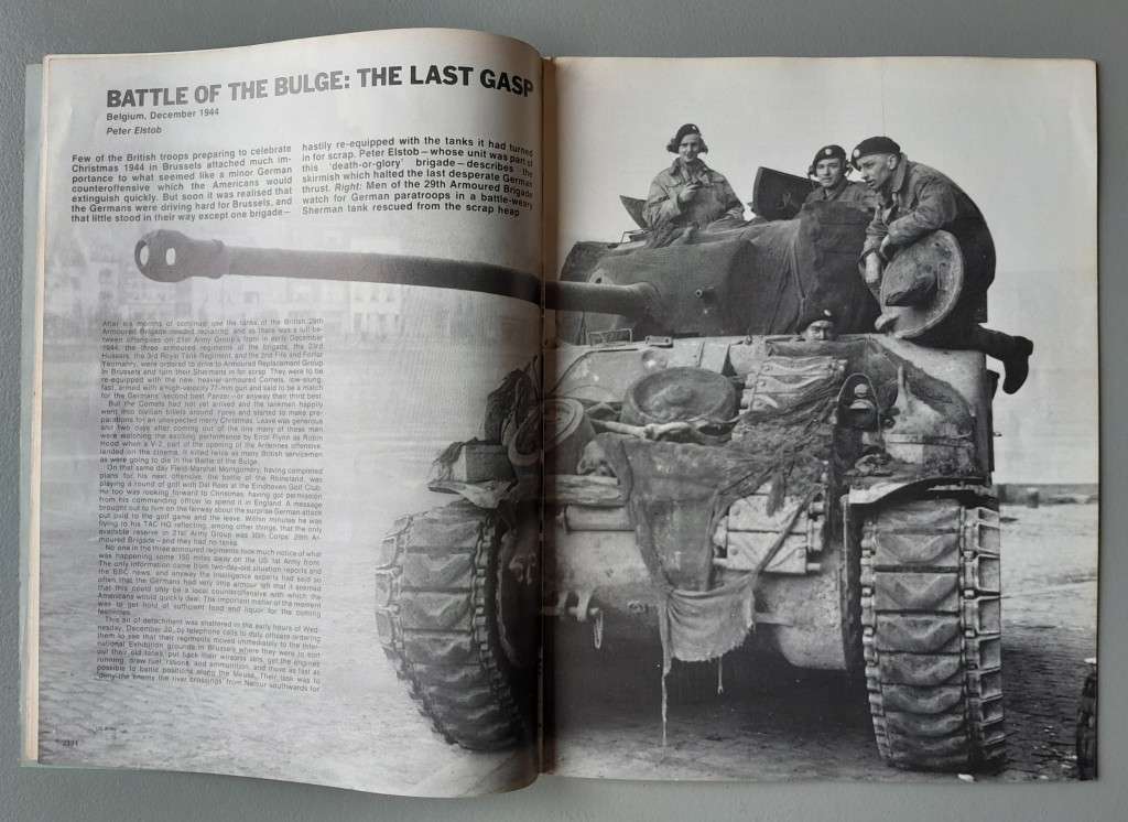 Vintage Purnell's "History Of The Second World War".  Battle Of The Bulge..