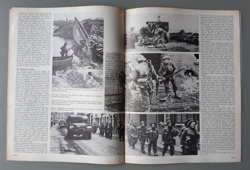 Vintage Purnell's "History Of The Second World War".  Battle Of The Bulge..