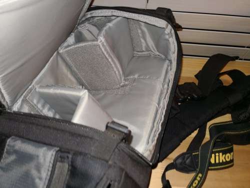 Nikon D3100 DSLR with 18-55mm & 55-200mm lenses and Lowepro bag