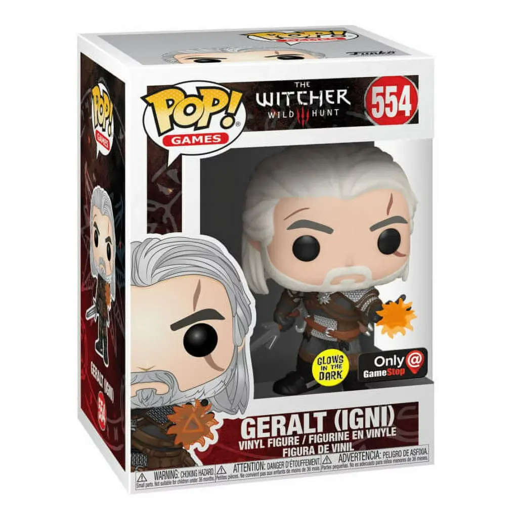 Funko Pop! The Witcher III - Geralt (Igni) Gamestop Exclusive