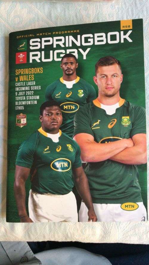 Springboks v Wales in Bloemfontein 3 for a bargain