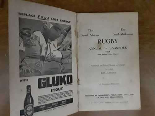 1950`s South African Rugby Annual Pack