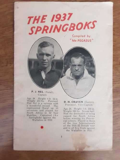 1937 Springboks Tour of New Zealand