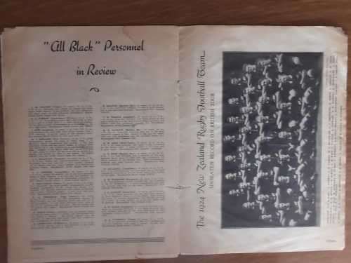 1937 Souvenir Magazine of South Afrivan New Zealand Tour