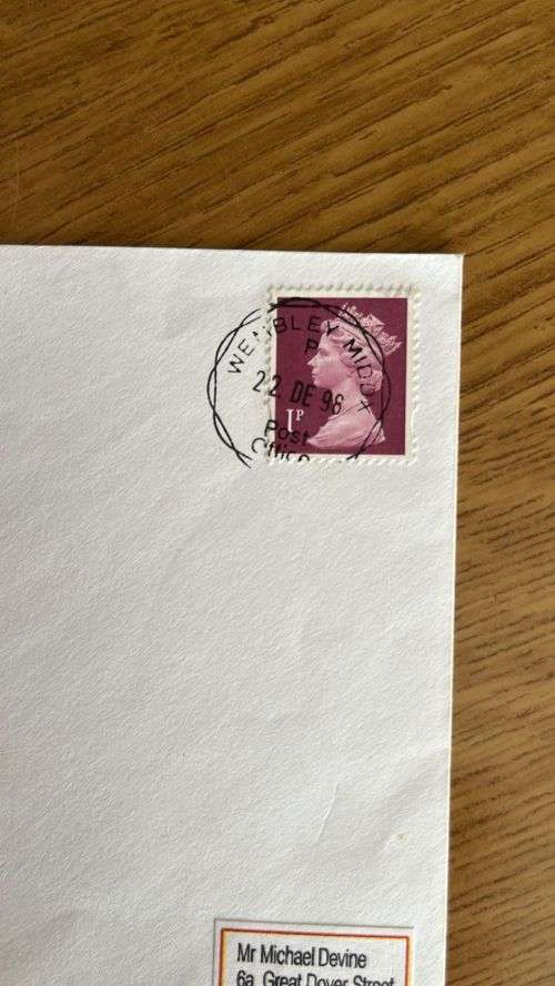 FDC 1998 South Africa vs Wales - Wembley Stadium