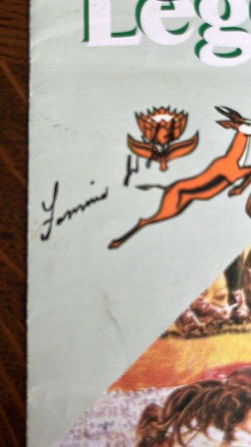 1999 Rugby Legends Menu Card - Signed