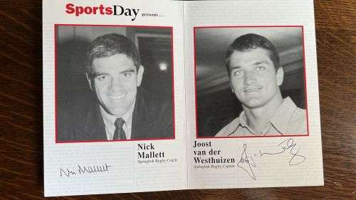 Business  Sports Day Event signed by Mallet and Joost