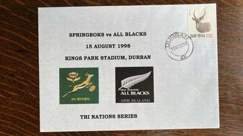 FDC - 1998 Springboks vs All Blacks at Kings Park