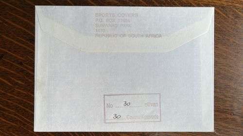 FDC - 1998 Springboks vs All Blacks at Kings Park