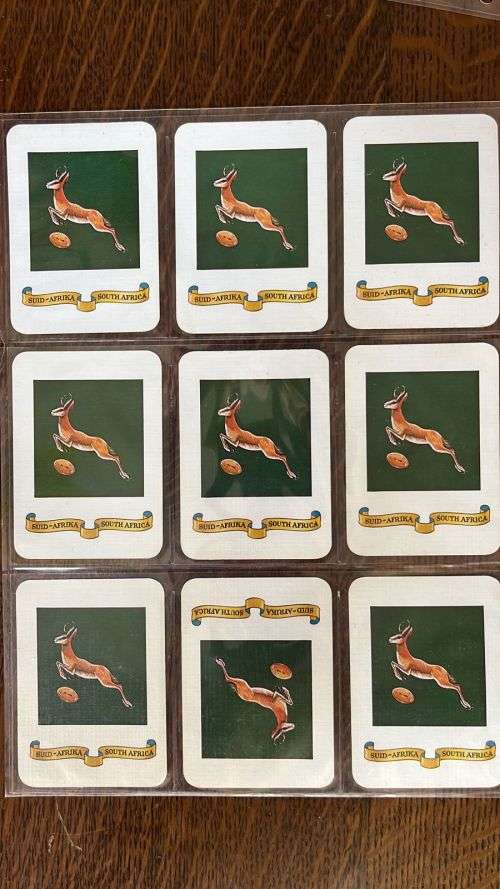 Cards - 1980 Springbok & British Lions Playing Cards, details below