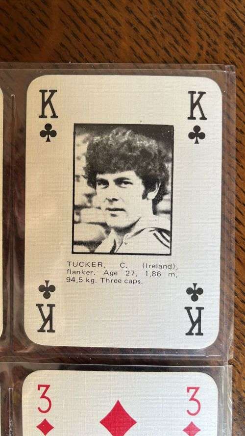 Cards - 1980 Springbok & British Lions Playing Cards, details below