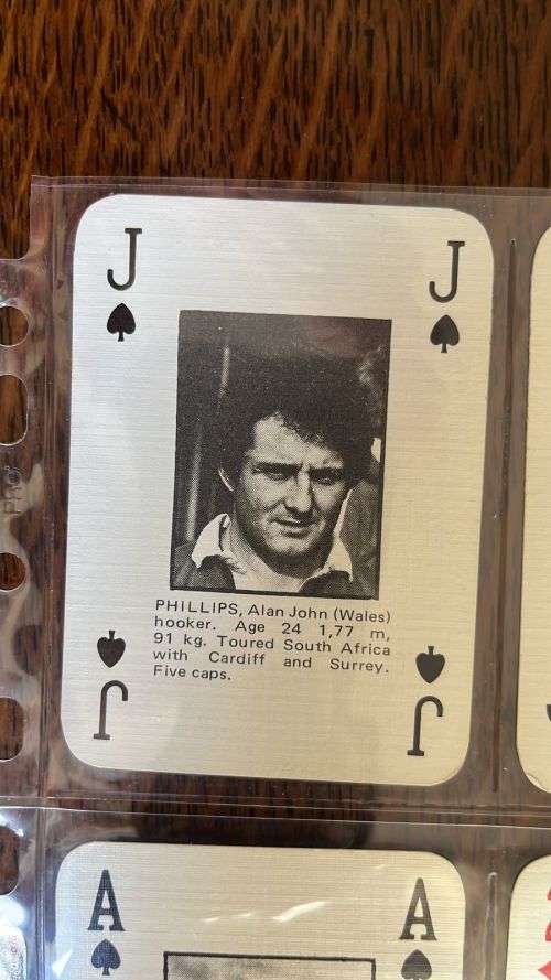 Cards - 1980 Springbok & British Lions Playing Cards, details below