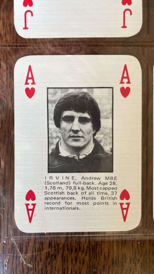 Cards - 1980 Springbok & British Lions Playing Cards, details below