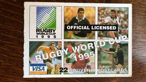 1995 Rugby World Cup Postcards (pack of 20), details below