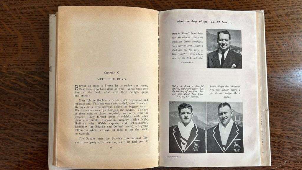 Springbok Story 1949 - 1953 by Danie Craven, Signed & Inscribed, details below