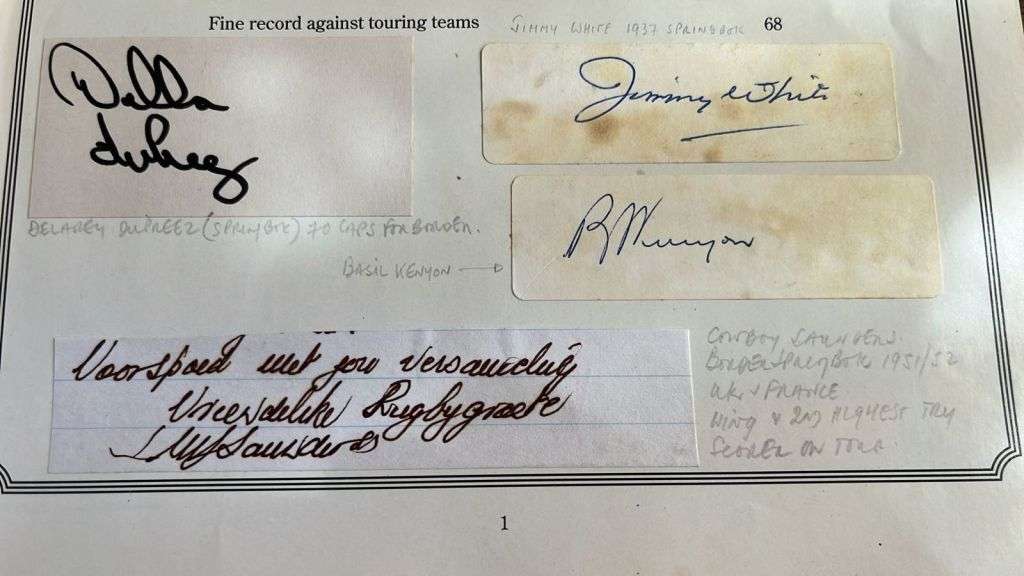 Border - Rugby History 1891 to 1991 by Percy Owen, Multiple Signatures, details below