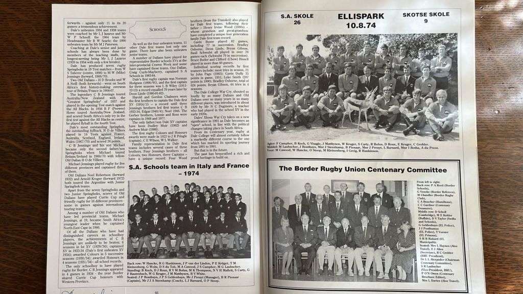 Border - Rugby History 1891 to 1991 by Percy Owen, Multiple Signatures, details below