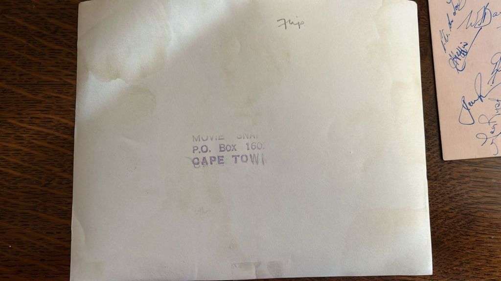 1951/52 Springbok Squad Original Team Photo and Signatures, details below