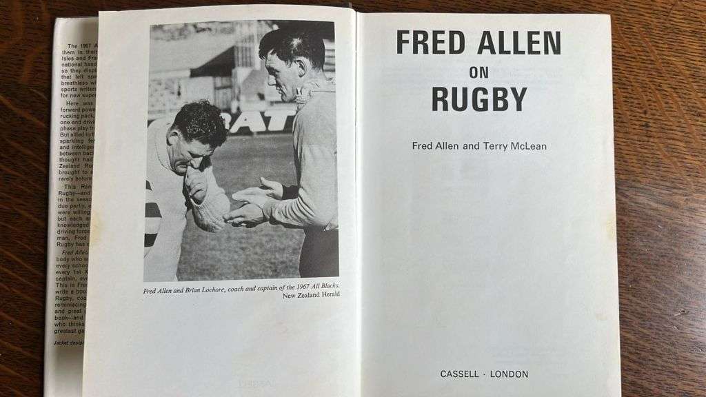 Fred Allen on Rugby, Signed by Entire 1970 Squad, details below