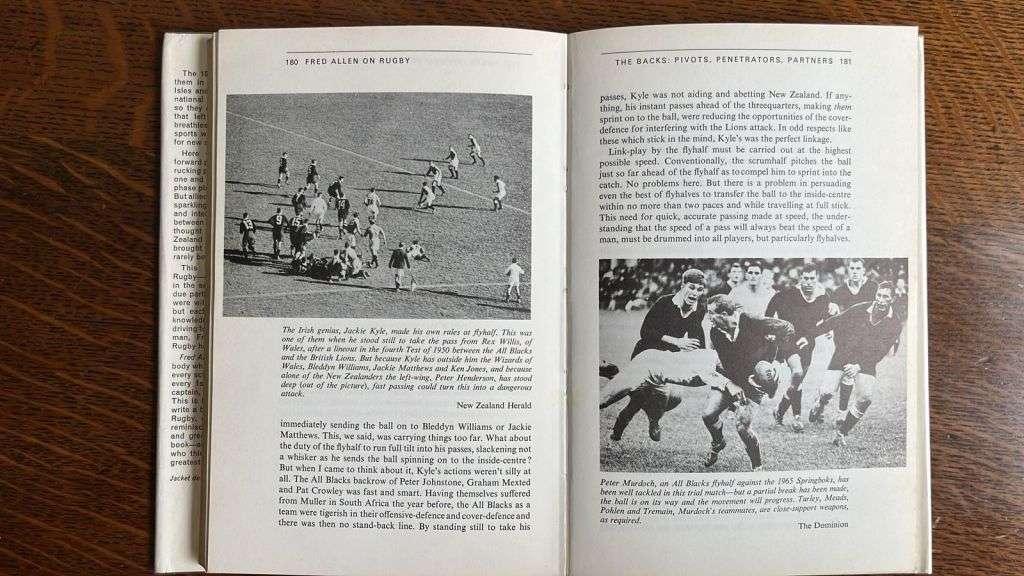 Fred Allen on Rugby, Signed by Entire 1970 Squad, details below