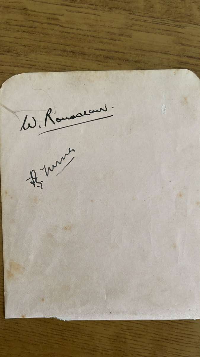 1928 Springboks Original Signatures, details below