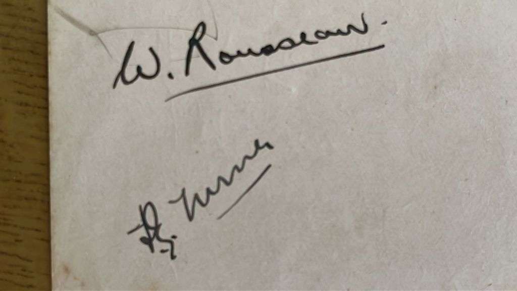 1928 Springboks Original Signatures, details below