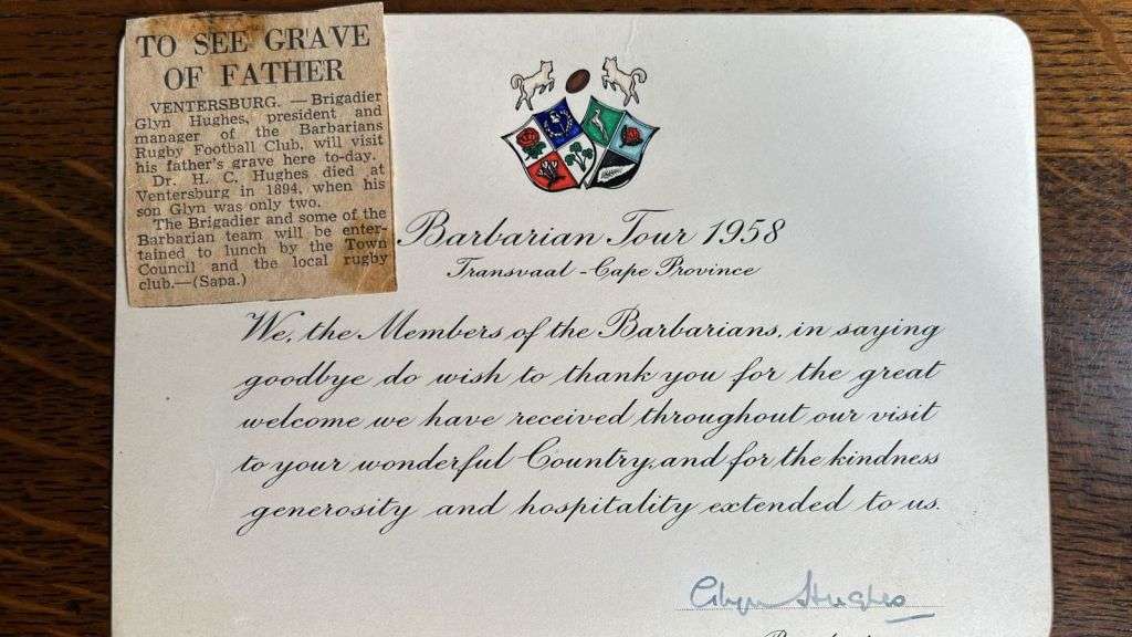 1958 Barbarian Tour Ephemera, details below